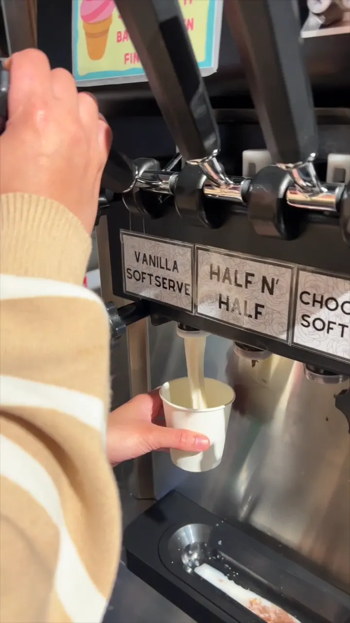 Soft serve machine at GOGI